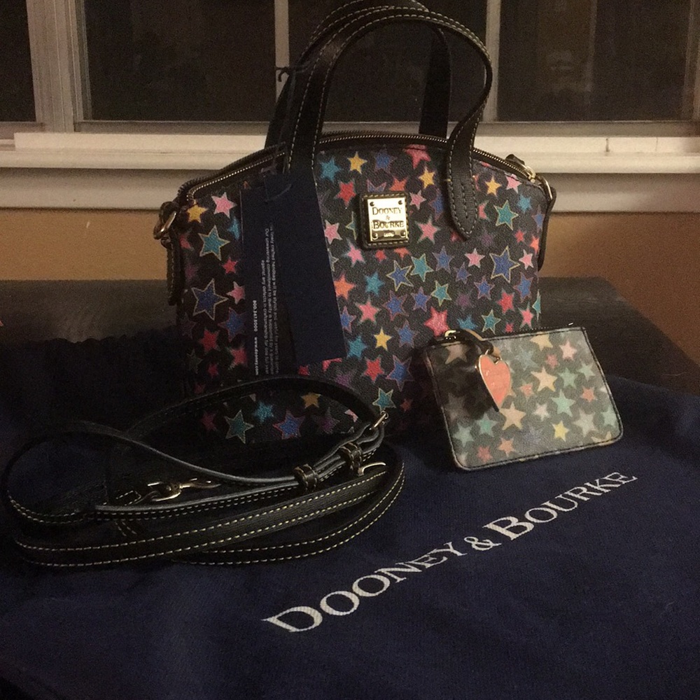 NWT Dooney & Bourke Star Ruby bag & coin purse